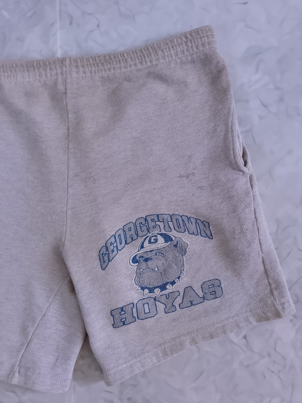 Vintage 90s Georgetown Hoyas Grey Shorts